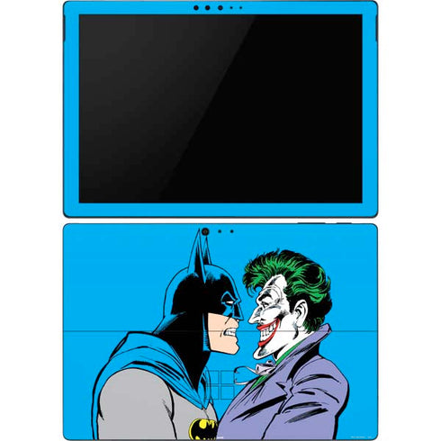 DC Comics The Joker vs Batman Vintage art Surface Pro 6 Skin