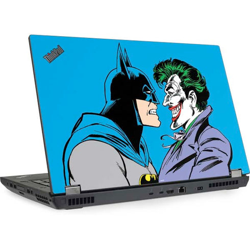 DC Comics The Joker vs Batman Vintage art Lenovo ThinkPad Skin
