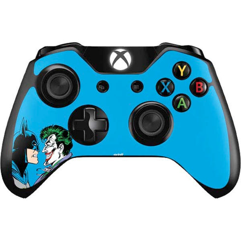 DC Comics The Joker vs Batman Vintage art Xbox One Controller Skin