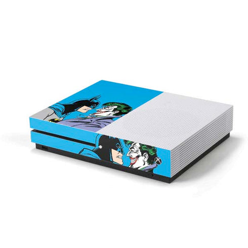 DC Comics The Joker vs Batman Vintage art Xbox One S Console Skin