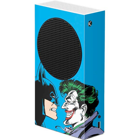 DC Comics The Joker vs Batman Vintage art Xbox Series S Console Skin