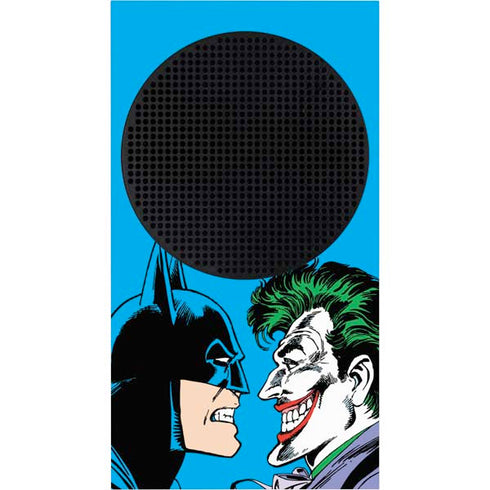 DC Comics The Joker vs Batman Vintage art Xbox Series S Console Skin