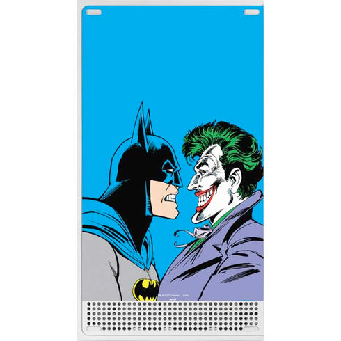 DC Comics The Joker vs Batman Vintage art Xbox Series S Console Skin