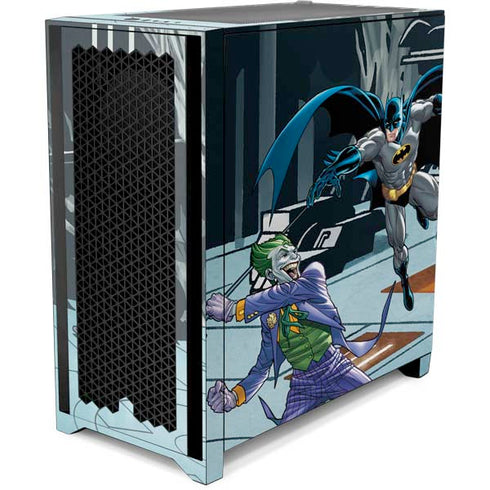 DC Comics The Joker vs Batman Art Corsair 4000D Tempered Glass Mid-Tower ATX Case Skin