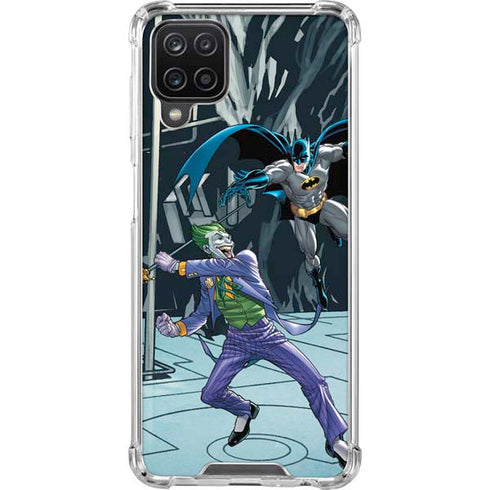 DC Comics The Joker vs Batman Art Galaxy A12 Clear Case