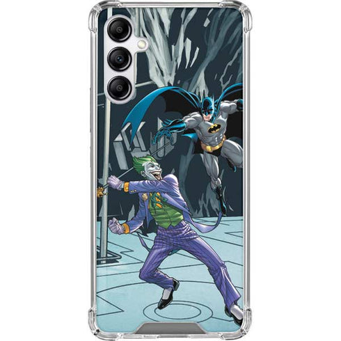 DC Comics The Joker vs Batman Art Galaxy A14 5G Clear Case