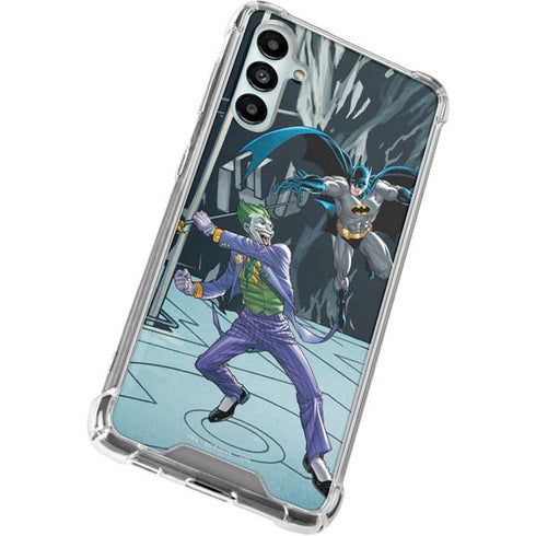 DC Comics The Joker vs Batman Art Galaxy A14 5G Clear Case