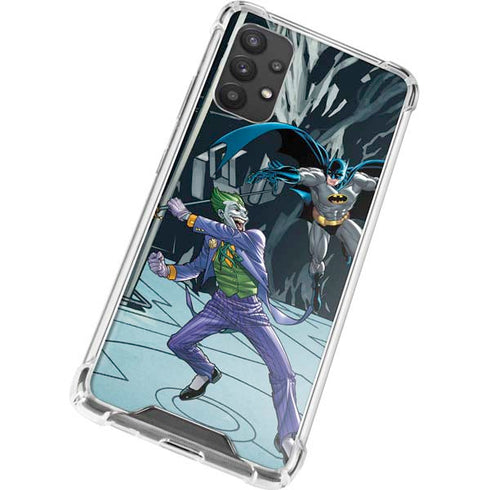 DC Comics The Joker vs Batman Art Galaxy A32 5G Clear Case