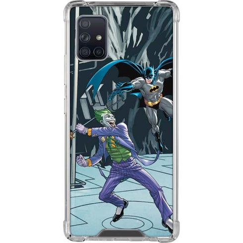 DC Comics The Joker vs Batman Art Galaxy A51 5G Clear Case