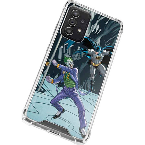 DC Comics The Joker vs Batman Art Galaxy A52 5G Clear Case