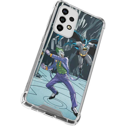 DC Comics The Joker vs Batman Art Galaxy A53 5G Clear Case
