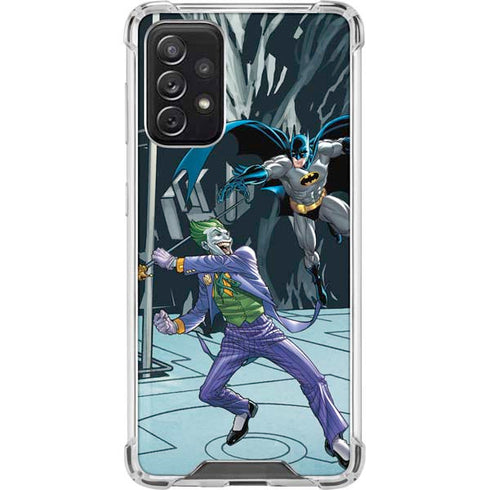 DC Comics The Joker vs Batman Art Galaxy A72 5G Clear Case