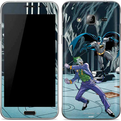 DC Comics The Joker vs Batman Art Galaxy J3 Skin