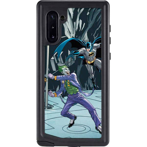 DC Comics The Joker vs Batman Art Galaxy Note 10 Waterproof Case