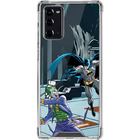 DC Comics The Joker vs Batman Art Galaxy Note20 5G Clear Case