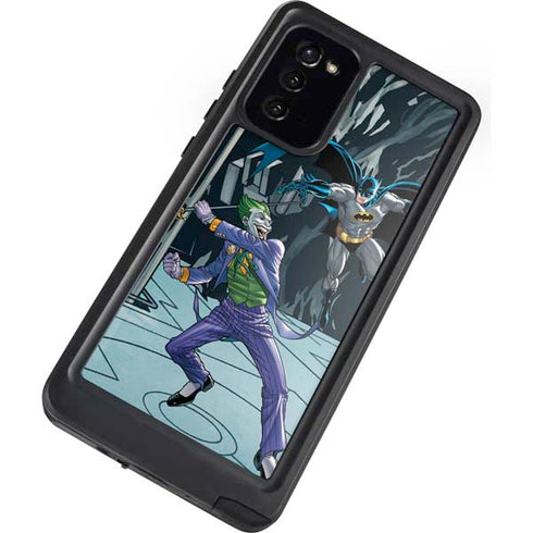 DC Comics The Joker vs Batman Art Galaxy Note20 5G Waterproof Case
