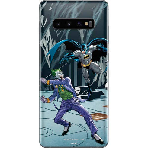 DC Comics The Joker vs Batman Art Galaxy S10 Plus Skin