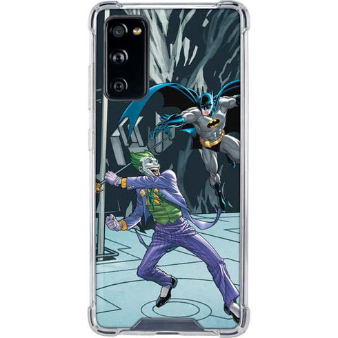 DC Comics The Joker vs Batman Art Galaxy S20 FE Clear Case