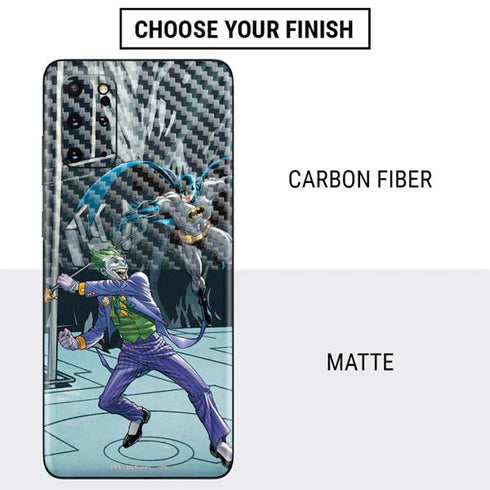 DC Comics The Joker vs Batman Art Galaxy S20 Plus Skin