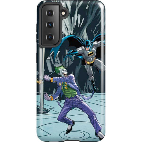 DC Comics The Joker vs Batman Art Galaxy S21 5G Pro Case