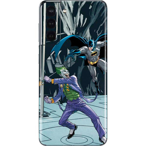 DC Comics The Joker vs Batman Art Galaxy S21 5G Skin