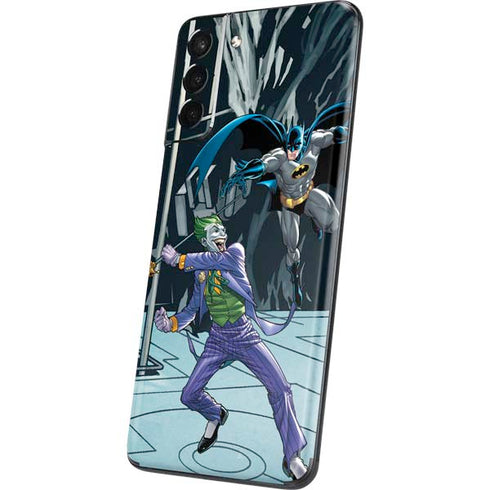 DC Comics The Joker vs Batman Art Galaxy S21 5G Skin