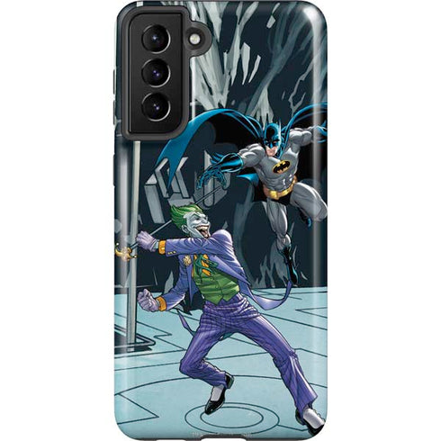 DC Comics The Joker vs Batman Art Galaxy S21 FE Pro Case