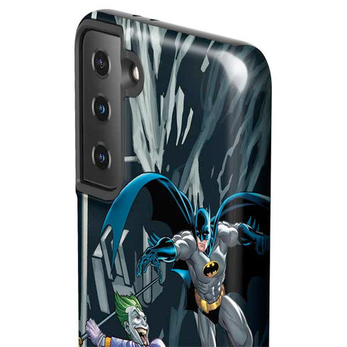 DC Comics The Joker vs Batman Art Galaxy S21 FE Pro Case