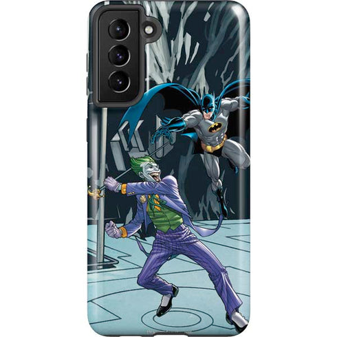 DC Comics The Joker vs Batman Art Galaxy S21 Plus 5G Pro Case