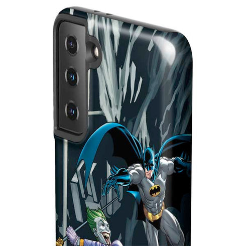 DC Comics The Joker vs Batman Art Galaxy S21 Plus 5G Pro Case