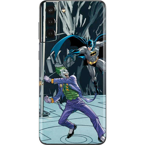 DC Comics The Joker vs Batman Art Galaxy S21 Plus 5G Skin