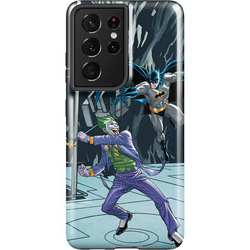 DC Comics The Joker vs Batman Art Galaxy S21 Ultra 5G Pro Case