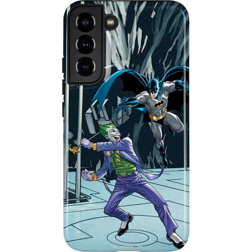 DC Comics The Joker vs Batman Art Galaxy S22 Plus Pro Case