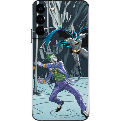 DC Comics The Joker vs Batman Art Galaxy S22 Plus Skin