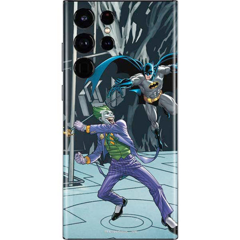 DC Comics The Joker vs Batman Art Galaxy S22 Ultra Skin