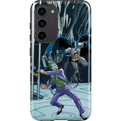 DC Comics The Joker vs Batman Art Galaxy S23 Plus Pro Case