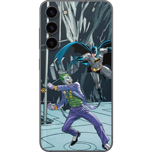 DC Comics The Joker vs Batman Art Galaxy S23 Plus Skin