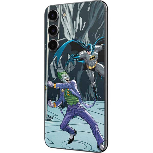 DC Comics The Joker vs Batman Art Galaxy S23 Plus Skin