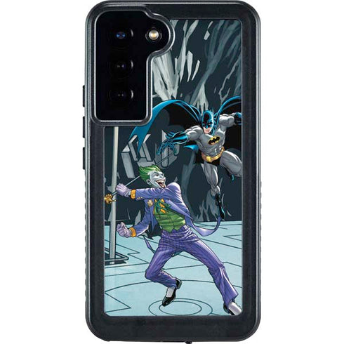 DC Comics The Joker vs Batman Art Galaxy S23 Plus Waterproof Case