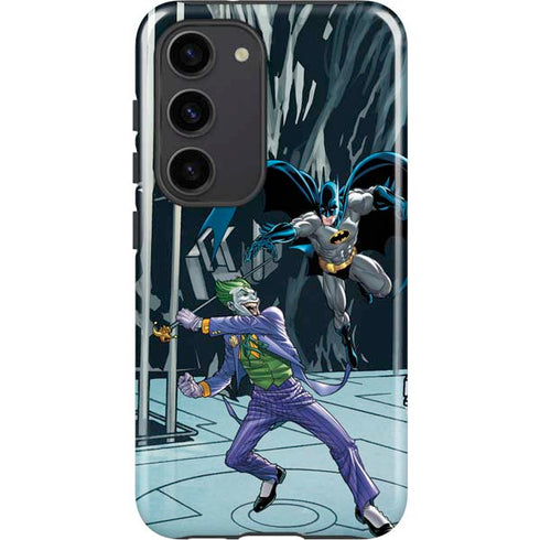 DC Comics The Joker vs Batman Art Galaxy S23 Pro Case