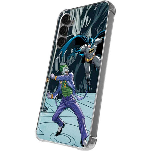 DC Comics The Joker vs Batman Art Galaxy S24 Plus Clear Case