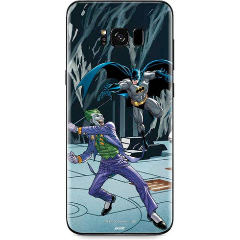 DC Comics The Joker vs Batman Art Galaxy S8 Plus Skin