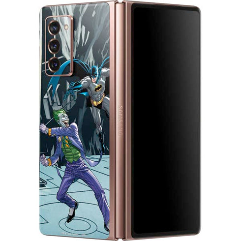 DC Comics The Joker vs Batman Art Galaxy Z Fold2 5G Skin