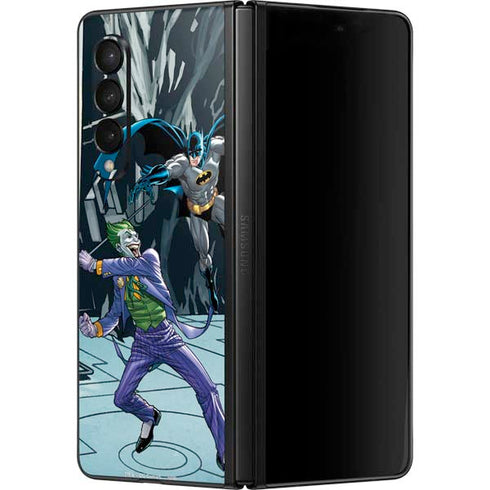 DC Comics The Joker vs Batman Art Galaxy Z Fold3 5G Skin