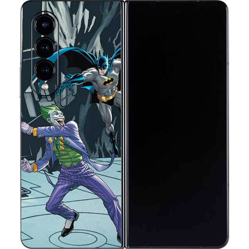 DC Comics The Joker vs Batman Art Galaxy Z Fold4 5G Skin