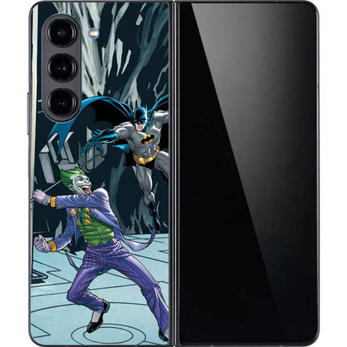 DC Comics The Joker vs Batman Art Galaxy Z Fold5 5G Skin