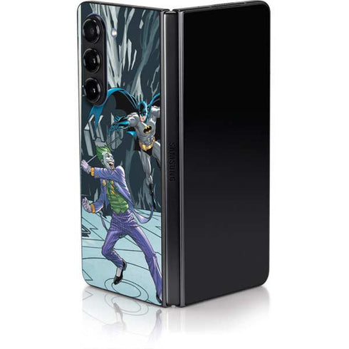 DC Comics The Joker vs Batman Art Galaxy Z Fold5 5G Skin