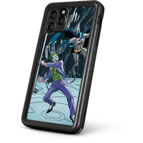 DC Comics The Joker vs Batman Art iPhone 11 Pro Max Waterproof Case