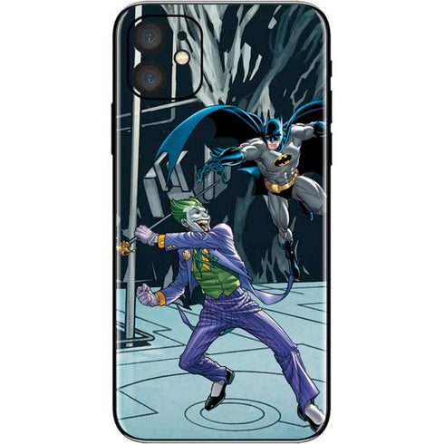 DC Comics The Joker vs Batman Art iPhone 11 Skin