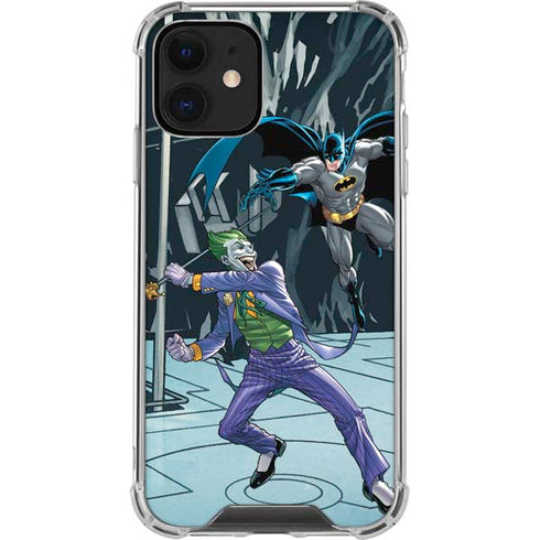DC Comics The Joker vs Batman Art iPhone 12 Clear Case